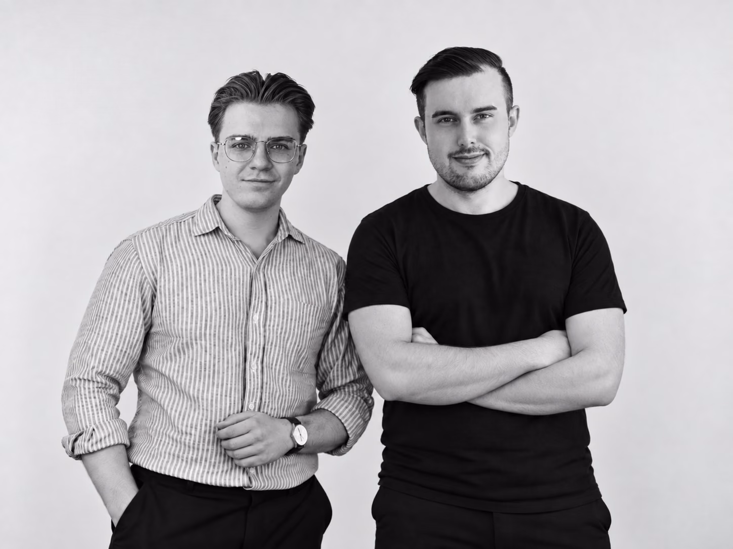 Jason Haak und Michael Forster, die Gründer von knallmacher